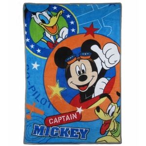 Captain Mickey Super Plush Fleece Throw Blanket